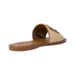 Miu Miu Logo Slipper Natural - Image 2