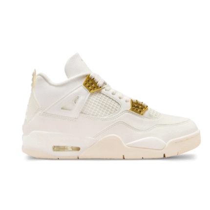 Jordan 4 Retro Miltalic - Gold