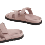 Hermes Chypre Sandal - Pink Suede - Image 4