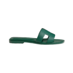 Hermès Oran sandals Vert Oyat