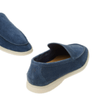 Loro Piana Summer Walk Loafers Sleek Slip-On Blue - Image 5